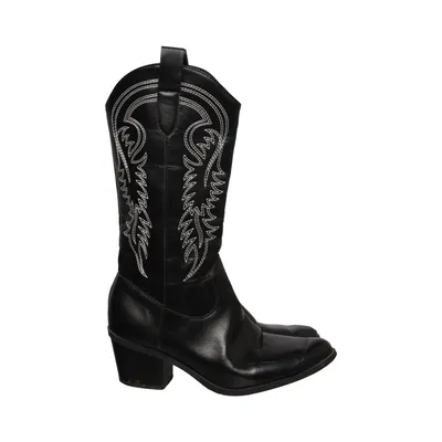 Cowboy boots (Black) Polyurethane