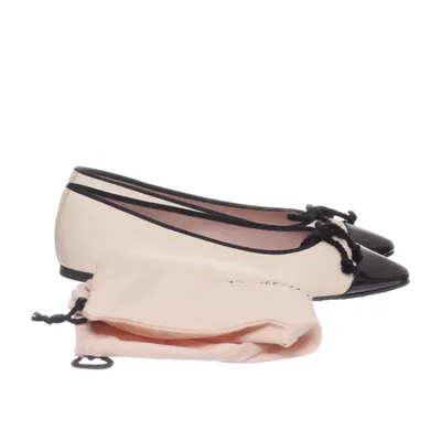 Ballerinaskor (Beige, Svart) från Pretty Ballerinas Skinn