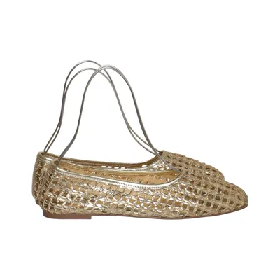Ballet flats (Gold) from H&M