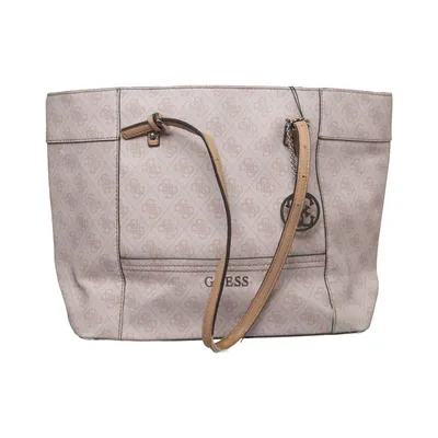 Handbag (Pink) from Guess Cotton, Polyester, Polyurethane