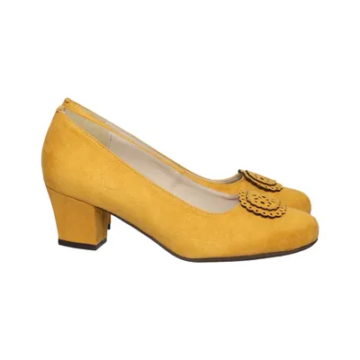 Pumps (Yellow) from Andrea Conti Leather