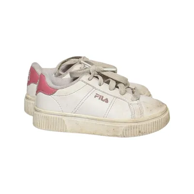 Baskets (Blanc, Rose) de Fila Polyester, Polyuréthane