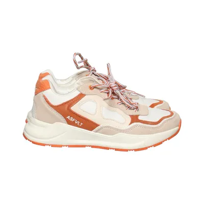 Sneakers (Beige, Orange, White) from ASFVLT Leather