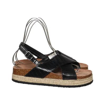 Sandals (Black) from Exani Leather