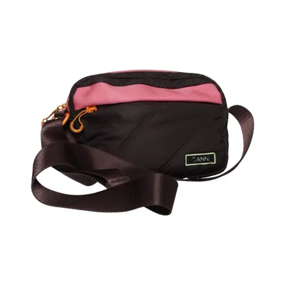 Schoudertas (Bruin, Roze, Meerkleurig) van Ganni Gerecycled polyester
