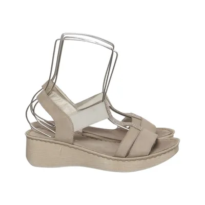 Chaussure compensées (Beige) de Cypres Cuir