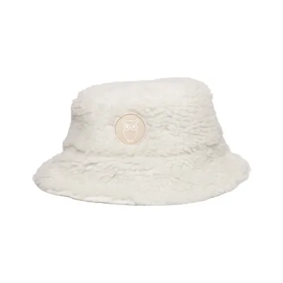 Buckethatt (Vit) från Knowledge Cotton Apparel Ekologisk bomull, Återvunnen polyester