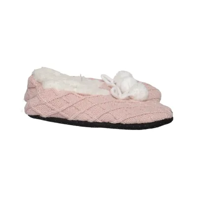 Hausschuhe (Pink, Weiß) von Up2Fashion Acryl, Polyester
