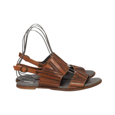 Sandales (Marron, Gris) de Lili Mill Cuir