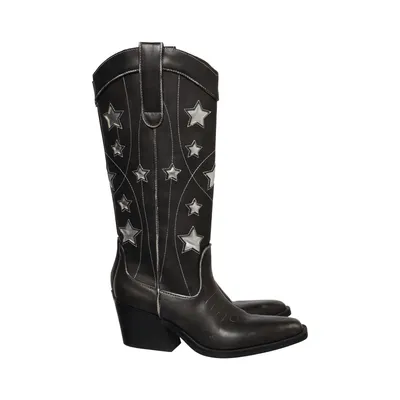 Cowboy boots (Black, Silver) from Pull & Bear Collection