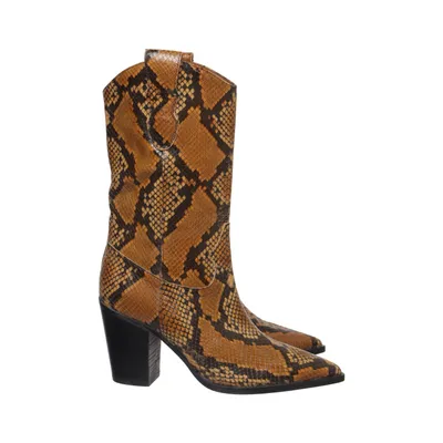 Cowboyboots (Brun, Svart, Flerfärgad) från Lavorazione Artigiana Skinn