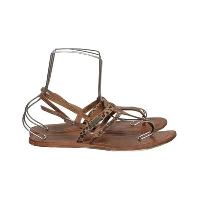 Sandales (Marron, Multicolore) de Les Tropeziennes Cuir