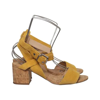 Sandales à talons hauts (Jaune, Marron) de SPM Cuir