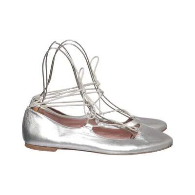 Ballerina's (Zilver) van Pretty Ballerinas Leer