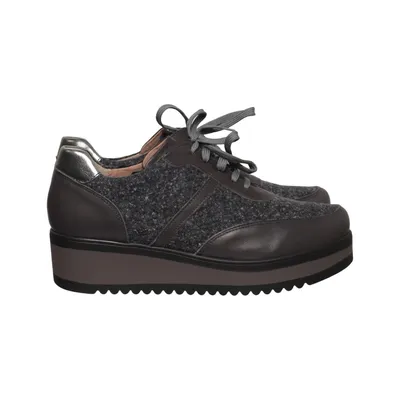 Sneakers (Gray) from Heine Leather