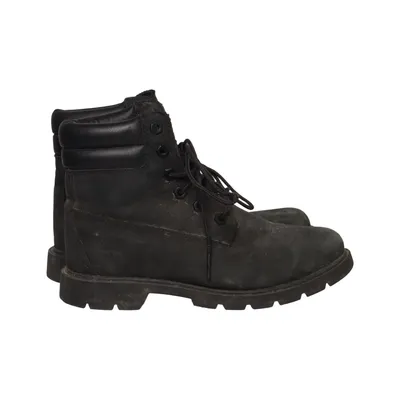Laced boots (Black) from Timberland Leather