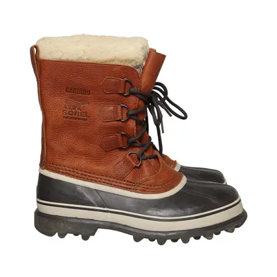 Boots (Brown, Black) from Sorel Fur, Recycled polyester