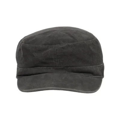Flat cap (Gray) from Crocker Cotton