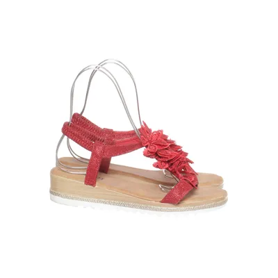 Sandals (Red, Multicolored) from Jeeini