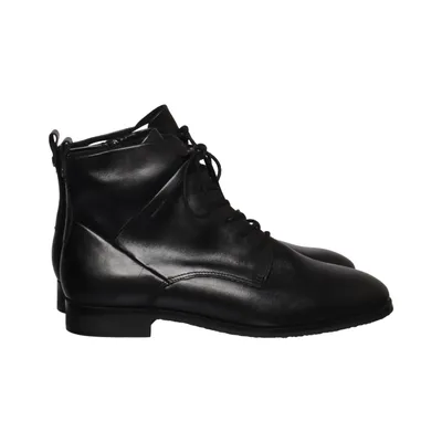Bottes à lacets (Noir) de Caprice Cuir