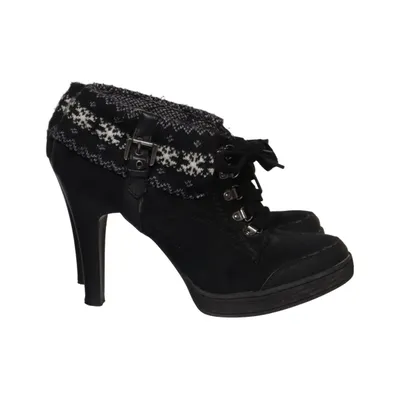 Bottes à talons (Noir, Gris) de Graceland