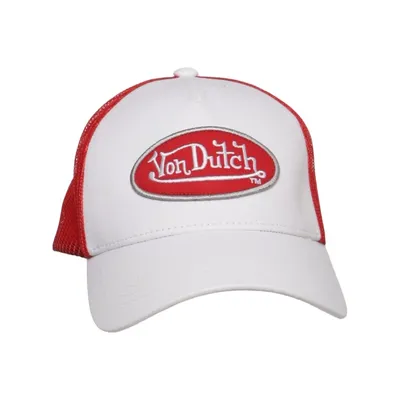 Trucker pet (Wit, Rood) van Von Dutch Katoen, Polyester