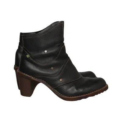 Bottes à talons (Noir) de El Naturalista Cuir