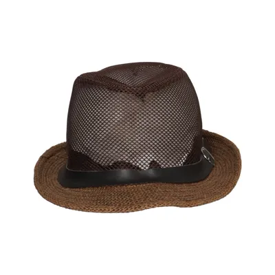 Fedora hoed (Bruin) van Fabini