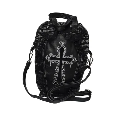 Shoulder-bag (Black, White) from Body Line