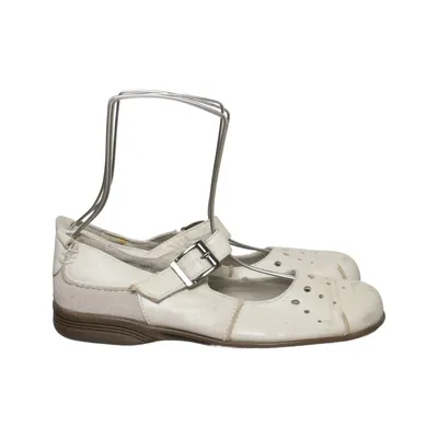 Ballet flats (White) from Super In Leather