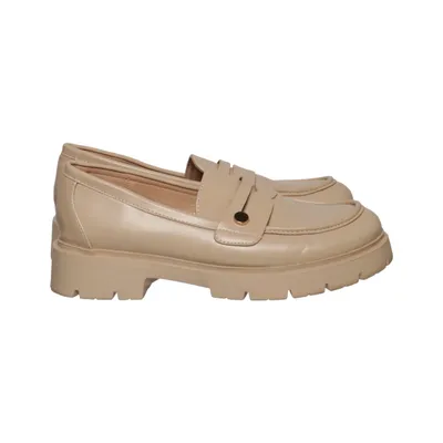 Loafers (Beige) from Ideal Shoes