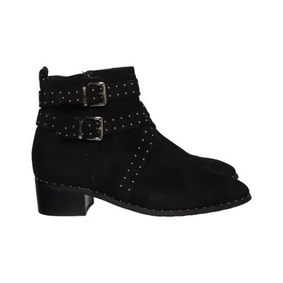 Enkellaarzen (Zwart) van Lucky Shoes