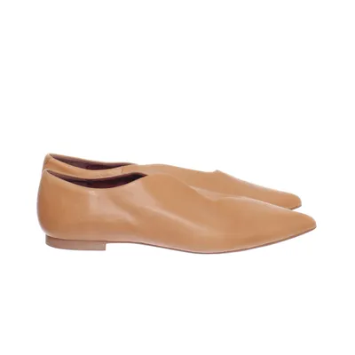 Ballerina's (Bruin) van Zara Basic Leer