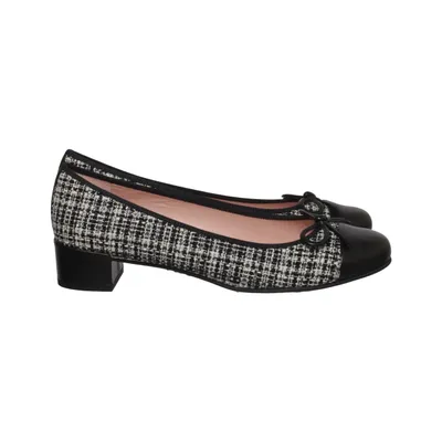 Ballerinaskor (Svart, Vit) från Pretty Ballerinas Skinn