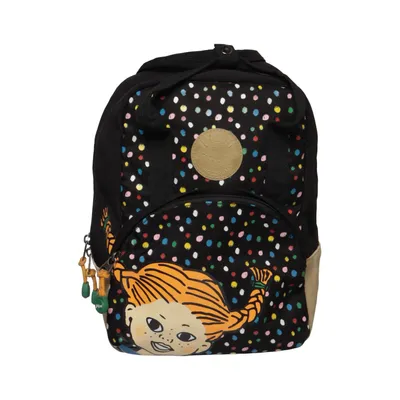 Ryggsäck (Svart, Flerfärgad) från Pippi Långstrump Polyester