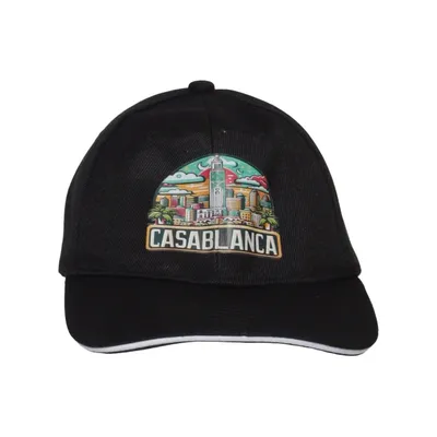 Honkbalpet (Zwart, Meerkleurig) van Casablanca