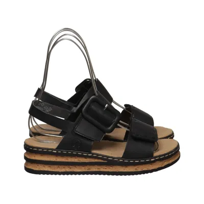 Sandals (Black) from Rieker Antistress