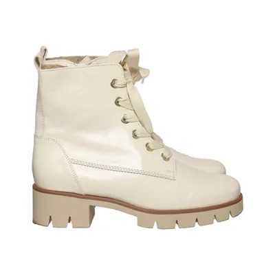 Laced boots (Beige) from Gabor Leather
