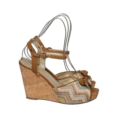 Wedges (Brown, Multicolored) from Cliffton Leather