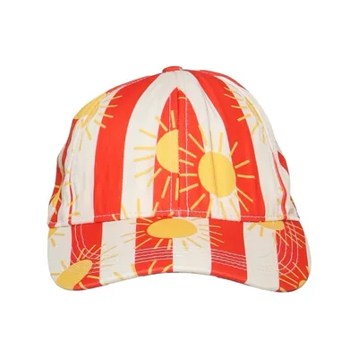 Baseballkasket (Rød, Hvid, Gul) fra Mini Rodini Genanvendt polyester