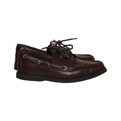 Chaussures de bateau (Marron) de Uniqlo Cuir