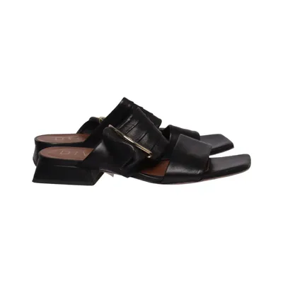 Mules (Noir) de Divina Cuir