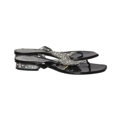 Flip-flops (Black) from Luciano Barachini Leather