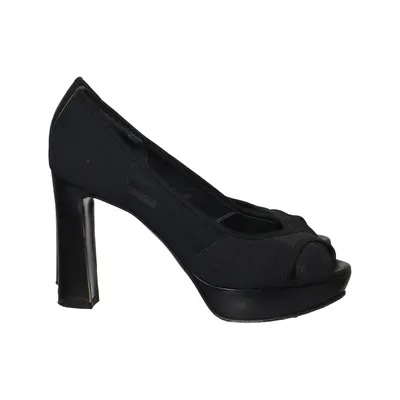 High heel sandals (Black) from Festa Leather