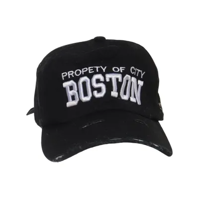 Baseballkeps (Svart) från Boston Bomull