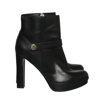 Heeled boots (Black) from Furla Leather