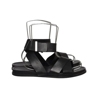Sandals (Black) from What For Leather