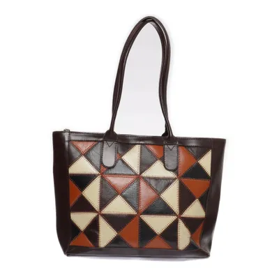 Handbag (Brown, Orange) from Indiska