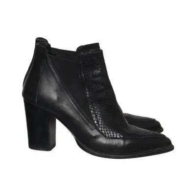 Heeled boots (Black) from Office Leather