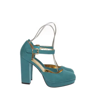 Hoge hakken (Turquoise) van Vox Shoes